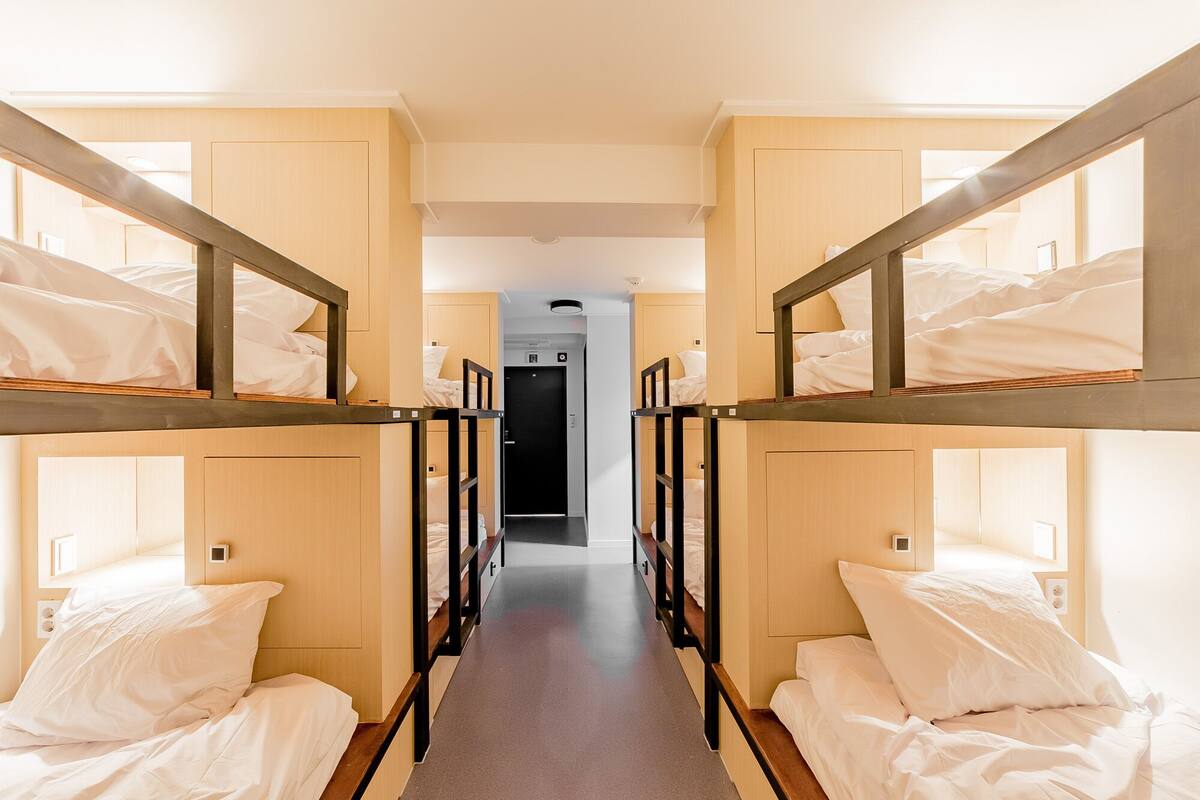 Dormitorio condiviso, dormitorio misto (8 Beds) | Insonorizzazione, Wi-Fi gratuito, lenzuola