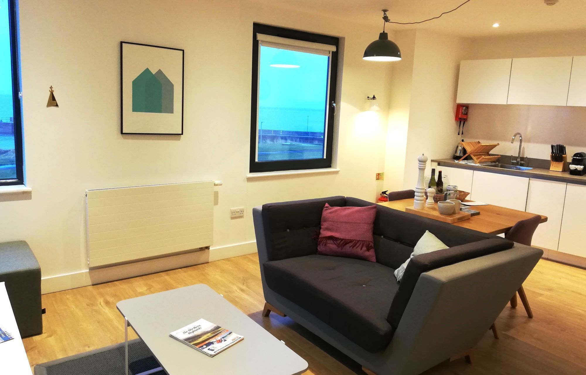 LED-TV og DVD-spiller