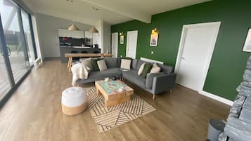 TV, fireplace, DVD player