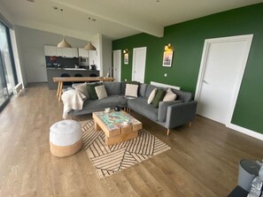 TV, fireplace, DVD player