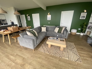 TV, fireplace, DVD player