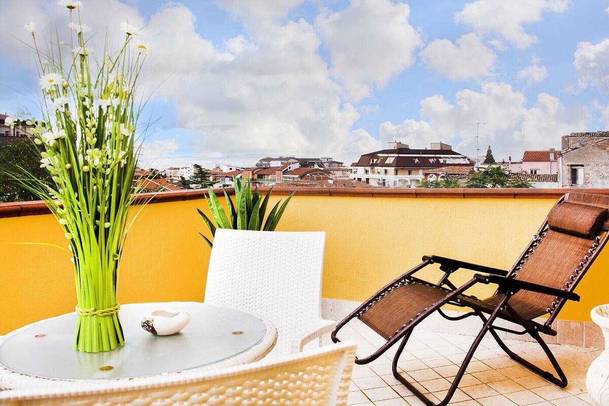 Kamar Triple Deluks, teras (La Terrazza) | Wi-Fi gratis dan seprai linen