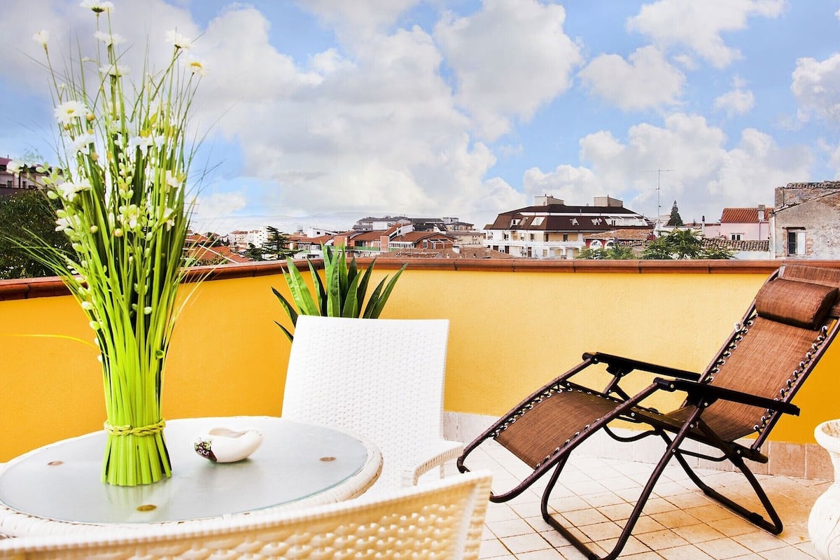 Deluxe driepersoonskamer, terras (La Terrazza) | Gratis wifi, beddengoed