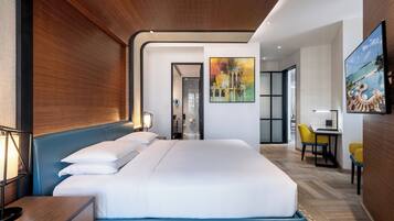 Suite familiar, 2 habitaciones, cocina (with) | Ropa de cama de alta calidad y caja de seguridad en la habitación