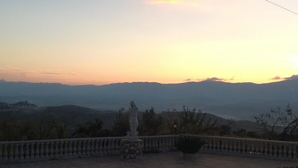 Vue depuis l’hébergement