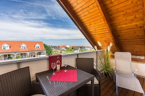 LÀgenhet - privat badrum - sjöutsikt (Balkonwohnung C) | Balkong