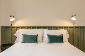Premium bedding, pillowtop beds, individually decorated, desk