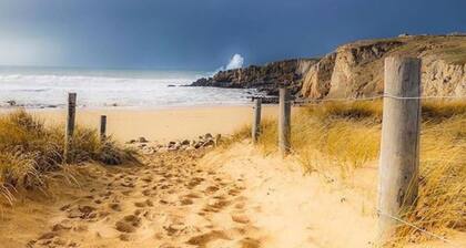 "Vacances Gourmandes " center & beach parking wifi bicycle garage