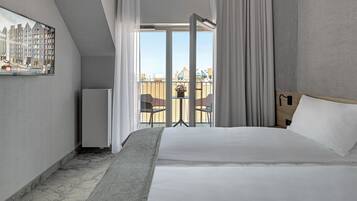 Junior-suite - 1 queensize-seng med sovesofa - ikke-ryger | Opholdsområde | Smart-tv