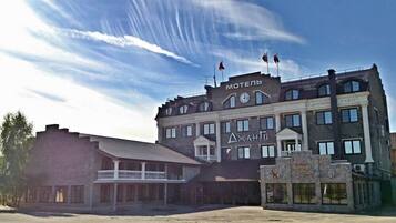 Majoituspaikan julkisivu