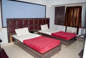 In-room safe, desk, laptop workspace, soundproofing - Hotel Sun-Om (Raipur)