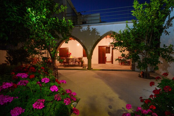Front of property - evening/night