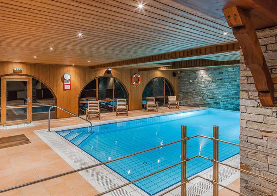 Indoor pool, a heated pool