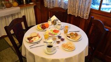Daily buffet breakfast (EUR 5 per person)