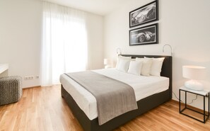 Appartement Design, 1 chambre (Kontaktloser Check-in - A) | Literie de qualité, coffre-fort, décor unique, ameublement unique