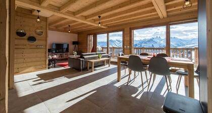 5 Attic bedrooms appartment on the ski slopes - up to 12 guests