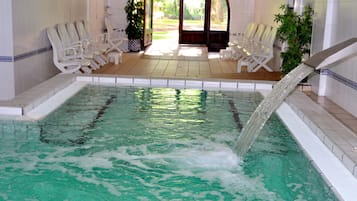 Hot tub, steam room, hot springs/mineral springs, body treatments