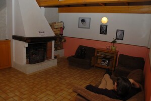 Sala de estar en el lobby