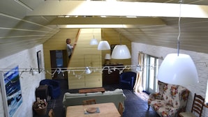 Luxury Cottage | Living area | Flat-screen TV - Barafundle Barns - Potato Barn (Pembroke)