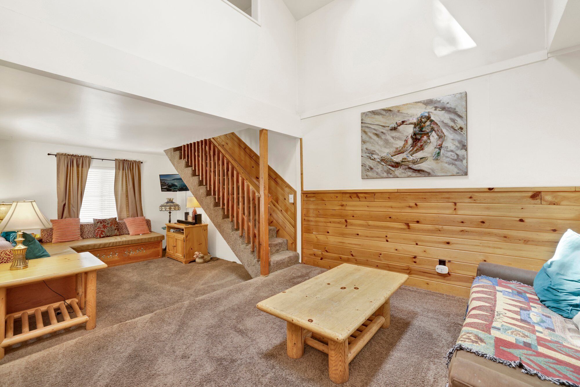 House, Multiple Beds, Hot Tub (1608) | Living area | Fireplace