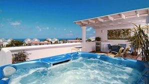Outdoor spa tub - Sugar Hill Village B306 (Holetown)