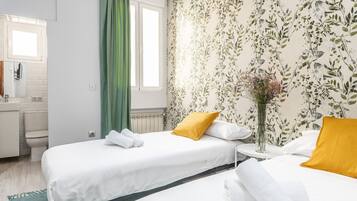 2 habitaciones, tabla de planchar con plancha y wifi gratis