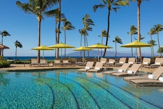 Ocean front, high floor 2 BR unit at Hyatt Residence Club Ka'anapali Beach