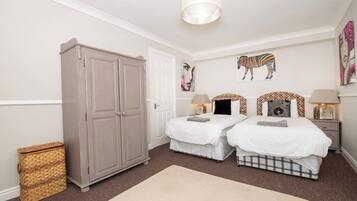 2 bedrooms, iron/ironing board, travel crib, WiFi