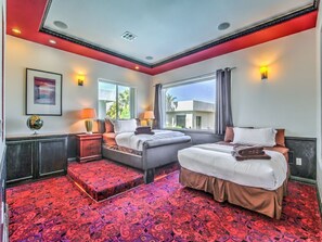 8 bedrooms, iron/ironing board, WiFi, bed sheets - Modern 7000sf Villa, Private Basketball/tennis Court Pool Sleeps 24 (Las Vegas)