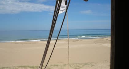 LA VACHE SUR LA PLAGE Ă 500 M DE LA MER Ă CHACRA MARINA PRIVADA EL TRIANGULO