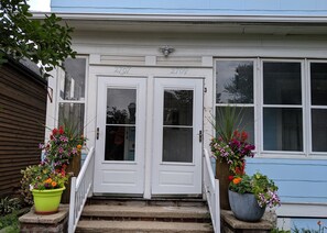 Exterior detail - Trendy Uptown, just steps away for numerous culinary and entertainment options.  (Minneapolis)