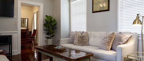 Smart TV, table football, books