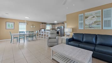 TV, DVD player, books