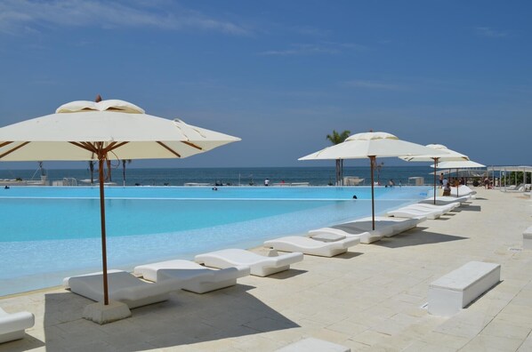 Piscine couverte, piscine extérieure