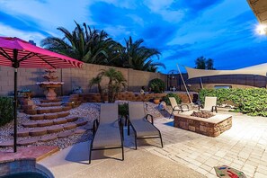 Terrace/patio - Arizona Oasis: Pool, Spa & BBQ Fun (Goodyear)