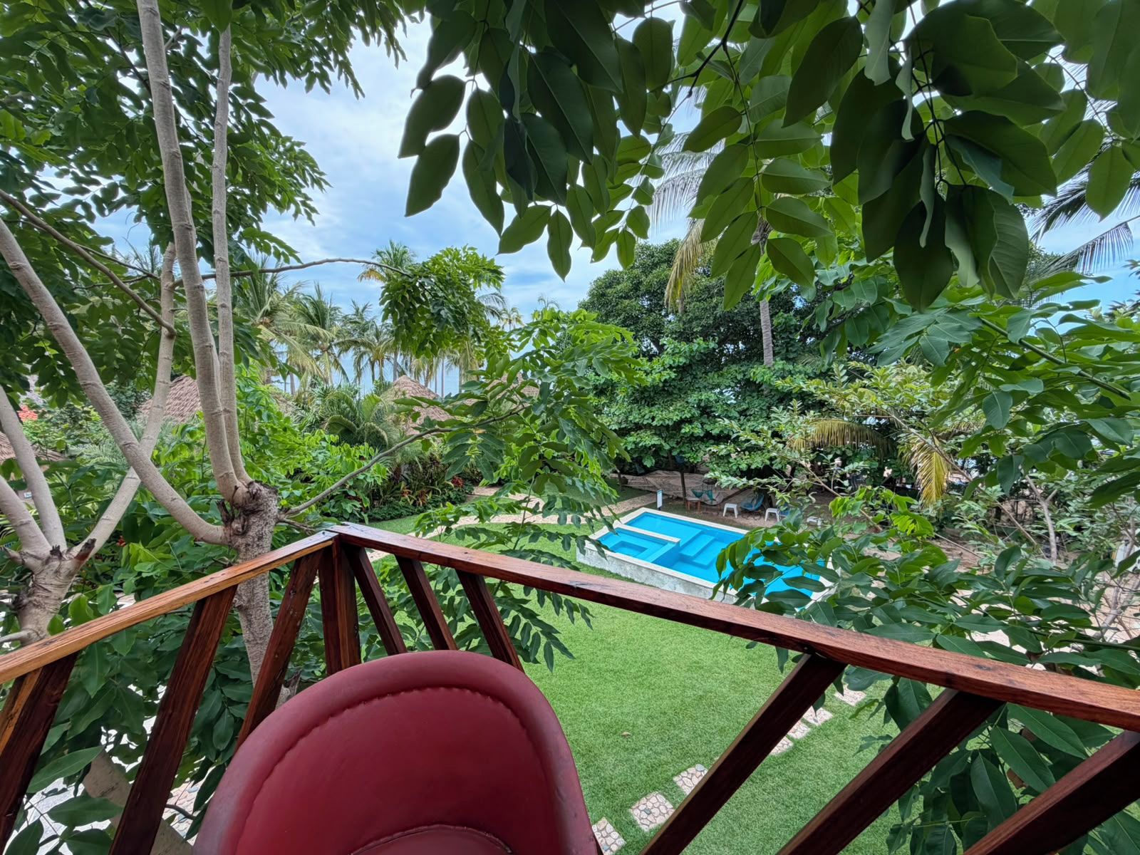 Habitación, vista al océano | Balcón
