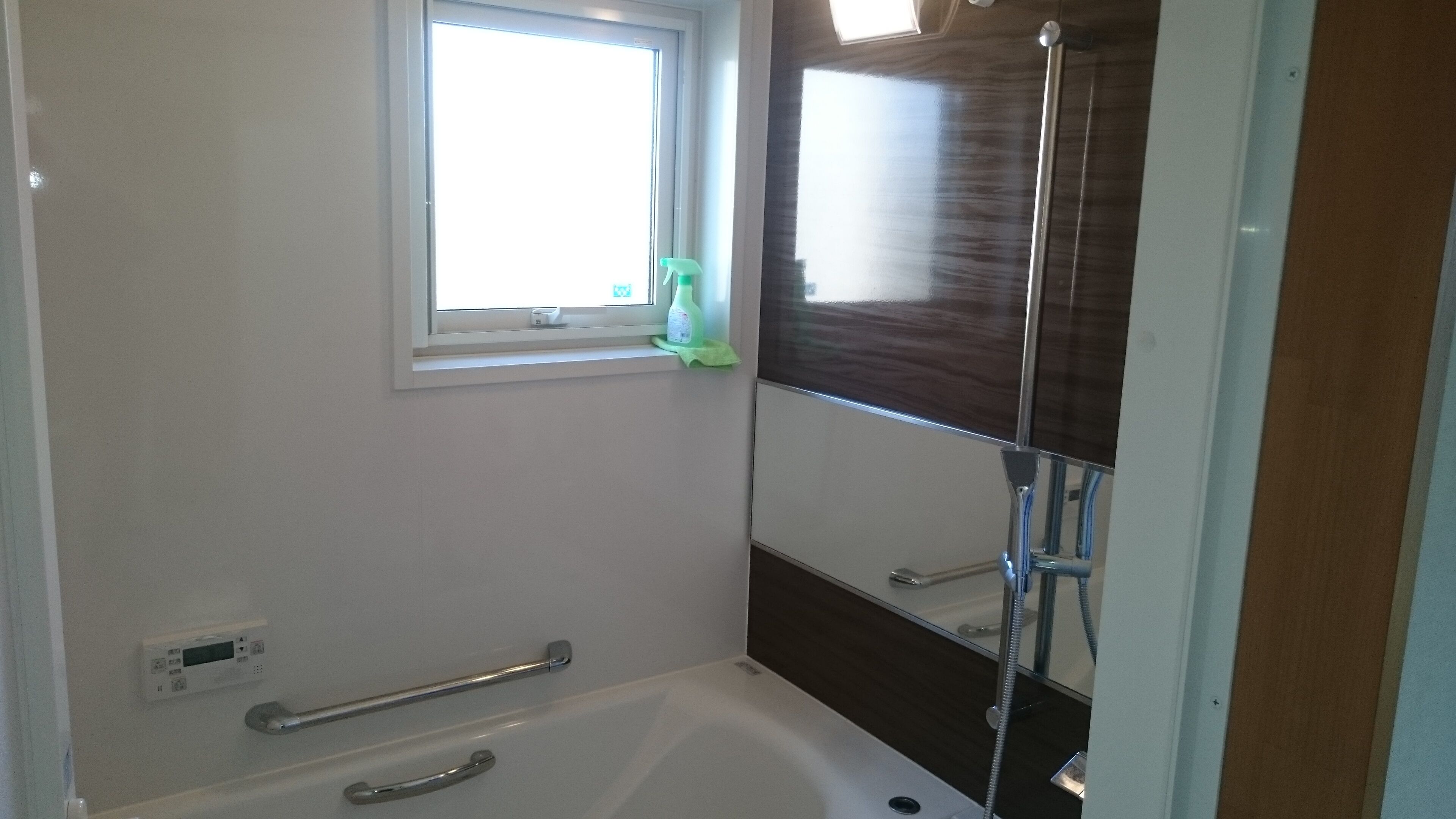 Hair dryer, slippers, towels, soap