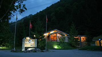 Front of property - evening/night