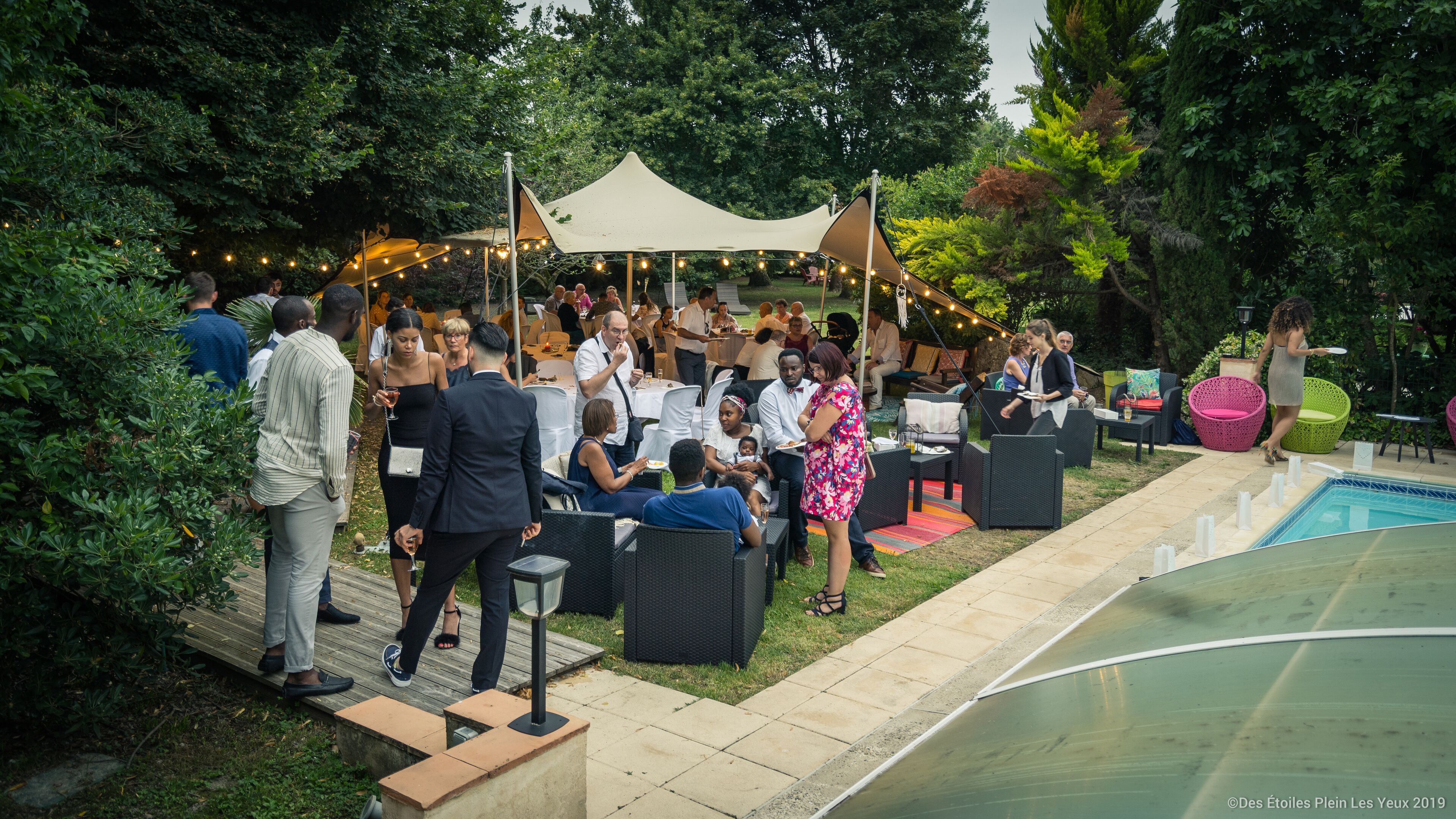Espace mariage en plein air