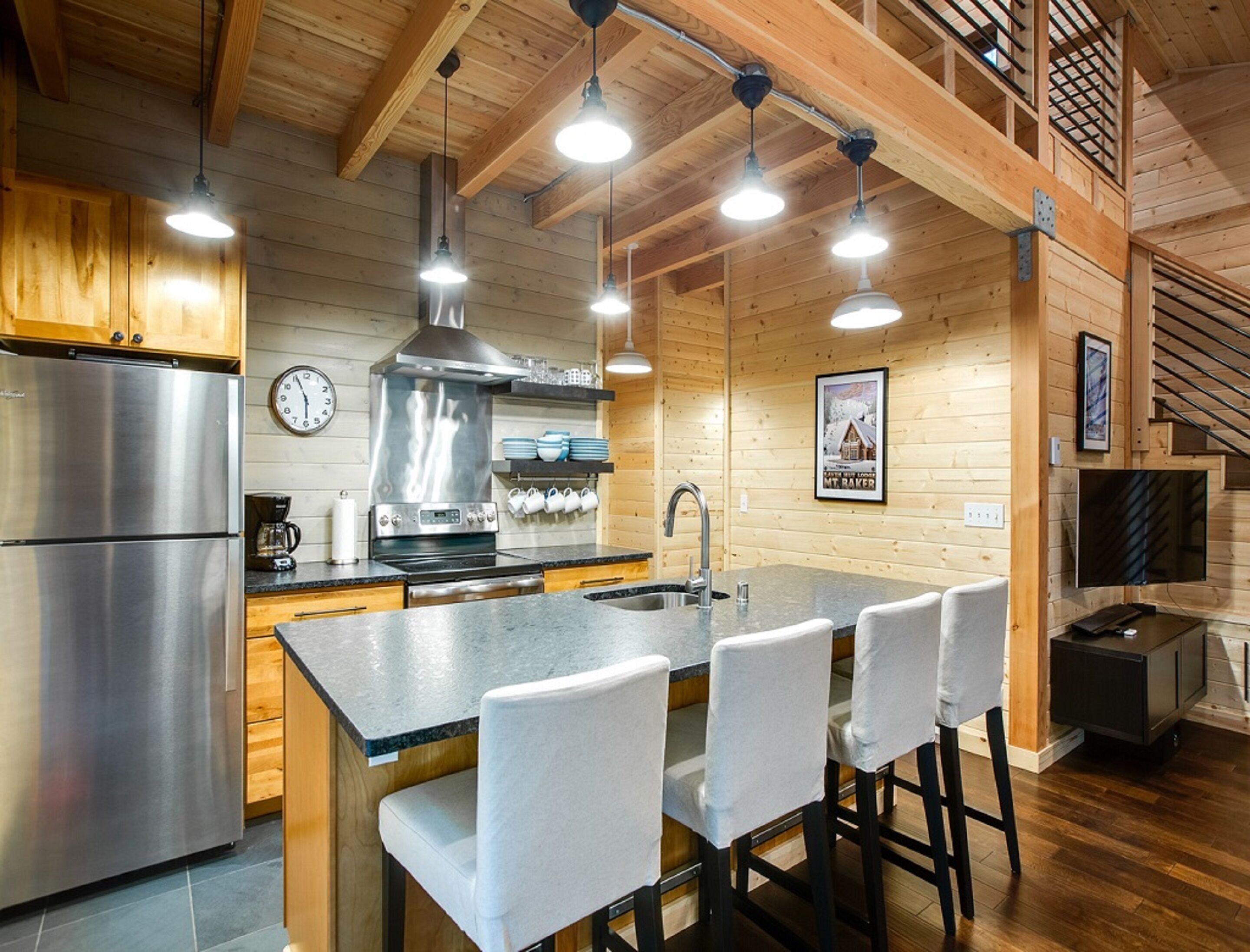 Villa (2 Bedrooms) | Private kitchen | Full-sized fridge, microwave, oven, stovetop