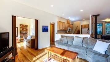 Villa (3 Bedrooms) | Salle de séjour | Foyer, lecteur de DVD
