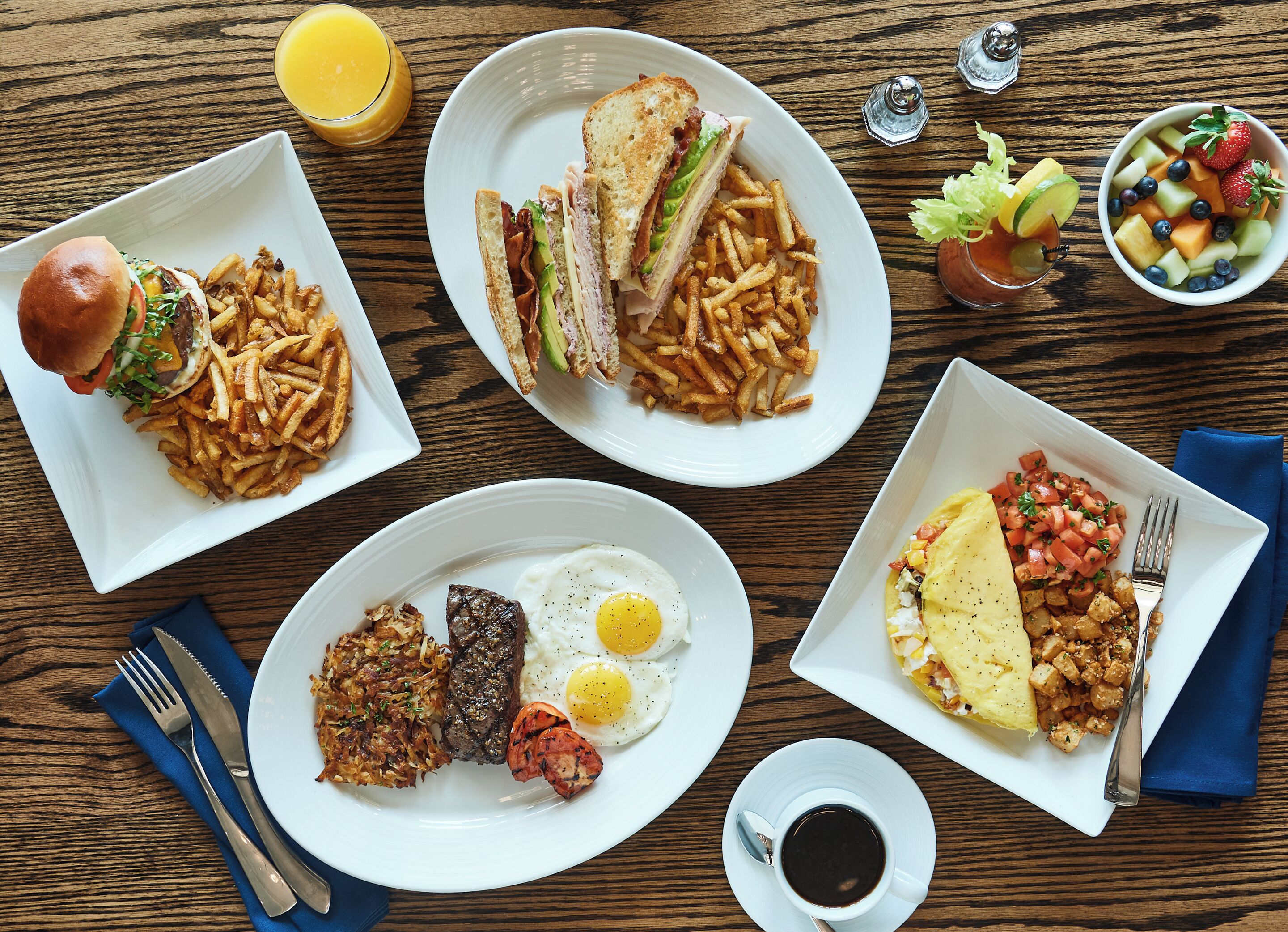 daily cooked-to-order breakfast for a fee