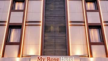 Façade de l’hébergement