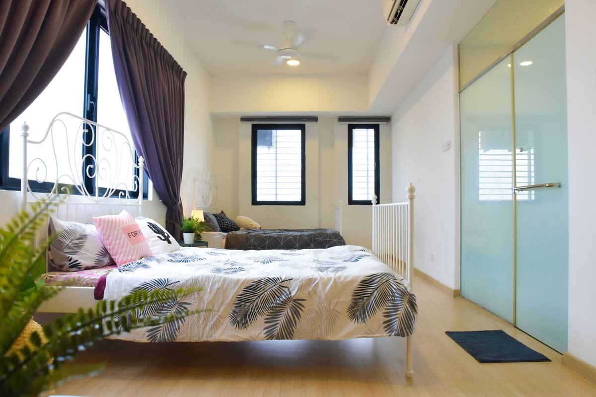Apartemen, 1 kamar tidur | 1 kamar tidur, kedap suara, setrika/meja setrika, dan Wi-Fi gratis