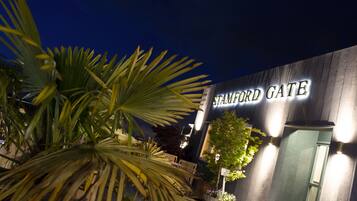 Front of property – evening/night