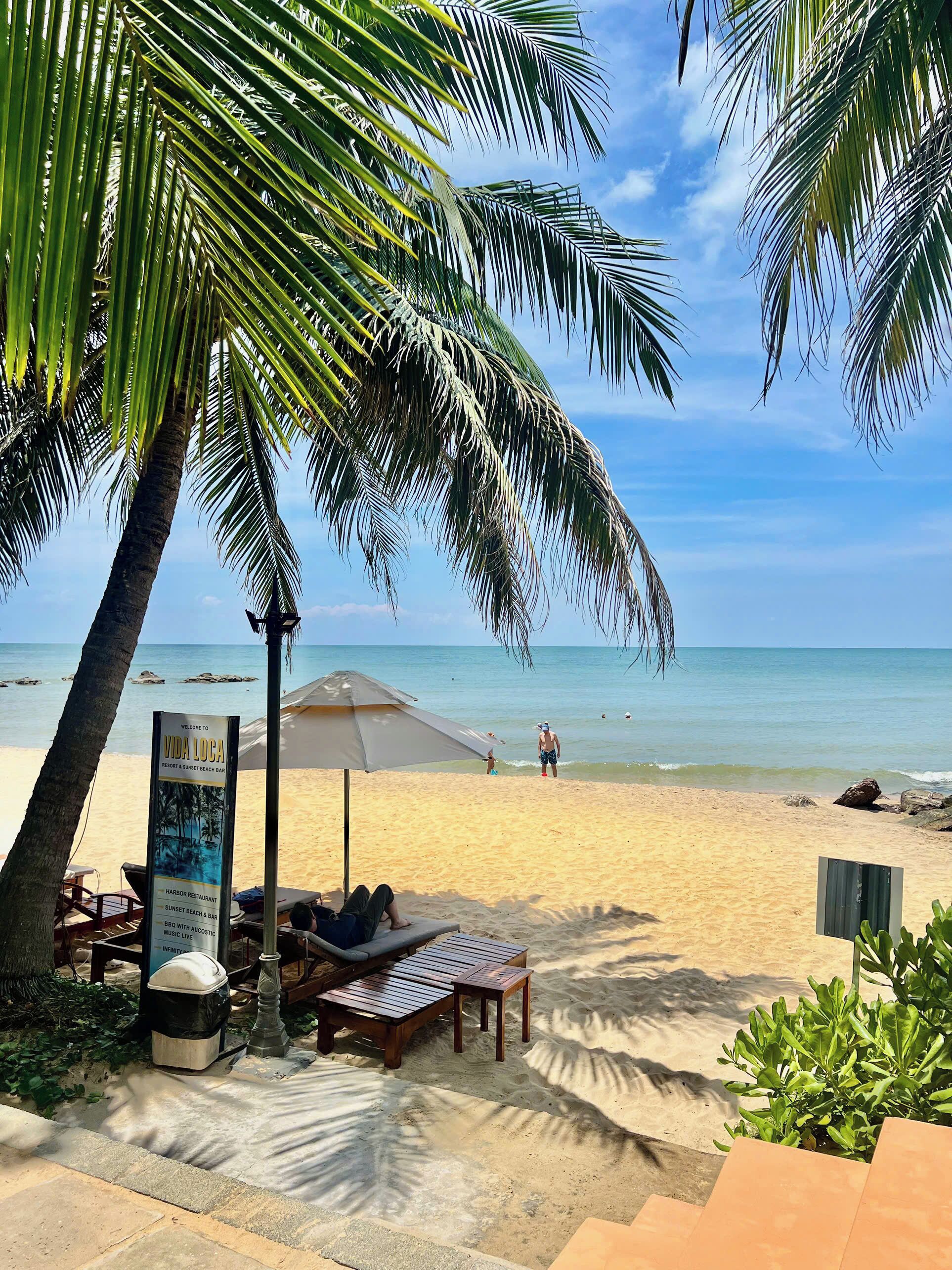 Vue sur la plage/l’océan