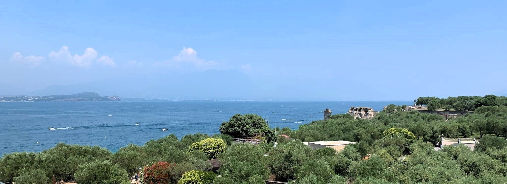 double or twin room, balcony, partial lake view | view from room