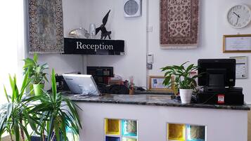 Quiosque de check-in/check-out