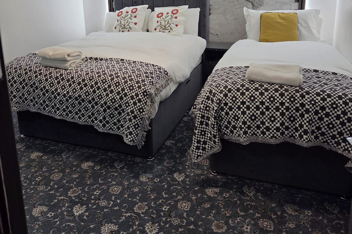 Premium bedding, individually decorated, individually furnished, desk