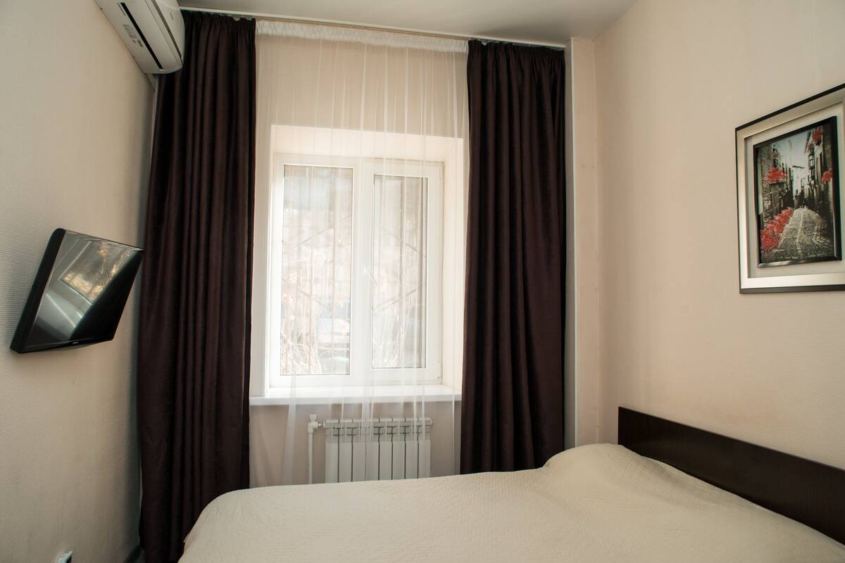 1 bedroom, desk, soundproofing, iron/ironing board